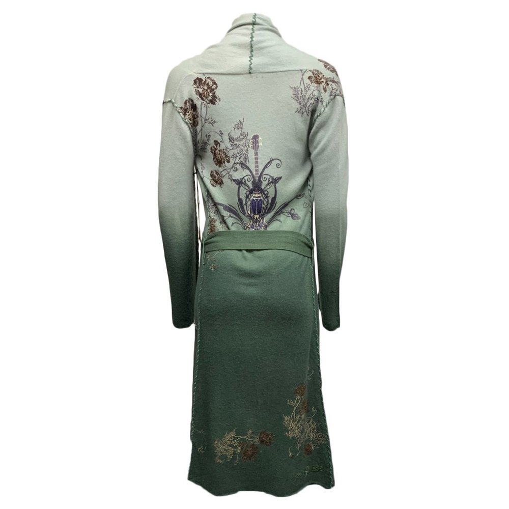Raw7 Cashmere Coat "Guitar" - Green - Picture 2 of 11